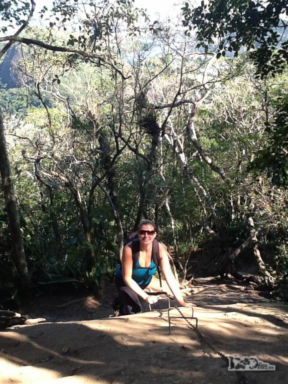 Na trilha da Pedra da Gávea, no Parque Nacional da Tijuca, no Rio de Janeiro